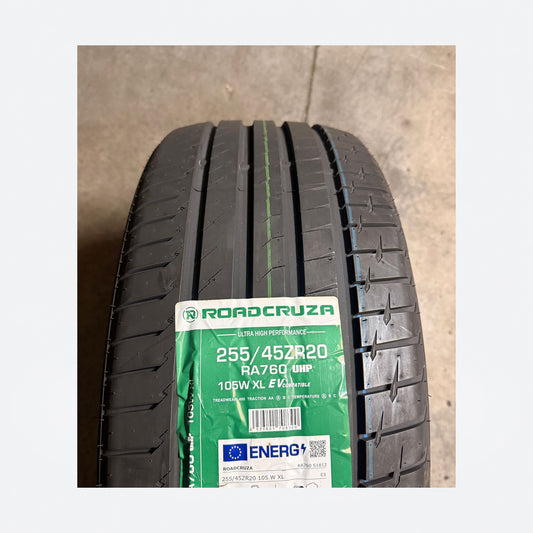 255/45R20 105W XL – Roadcruza New Tyre EV Compatible High Perform | Extra Load Zoom Tyres Otahuhu