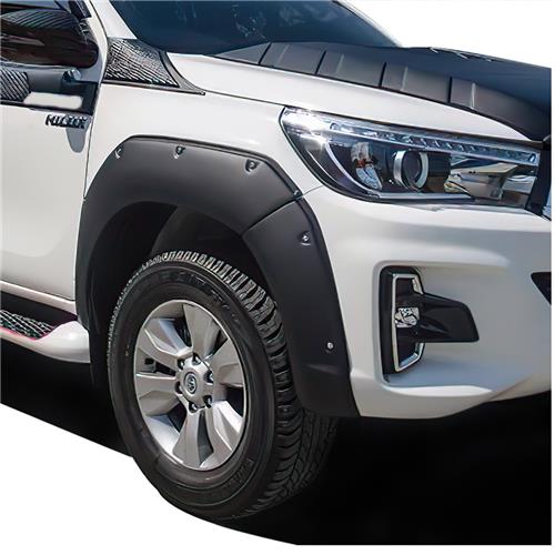Fender Flare Bolts Modified 4x2 - Suitable for Toyota Hilux 2021-2022 installed on a 4x4 ute in New Zealand
