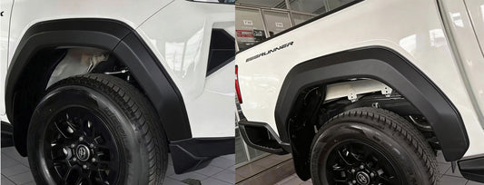 Fender Flares - Suitable for Toyota Hilux 2026 | Smooth Black Zoom Tyres Otahuhu
