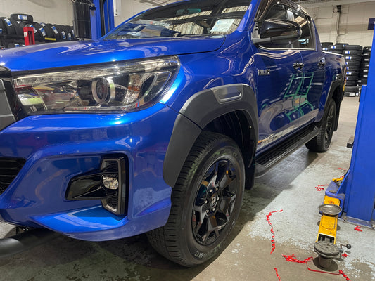 Fender Flare with OEM Smooth - Suitable for Toyota Hilux 2015-2023 Black/Grey Zoom Tyres Otahuhu