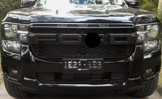 Front Grille with Letters - Suitable for Ford Ranger Next Gen XL 2023–2026 | Black Zoom Tyres Otahuhu