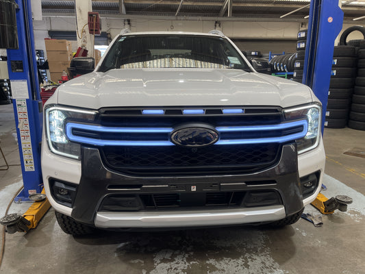 Front Grille with LED Bar - Suitable for Ford Everest 2023–2025 New Gen | ZF325 Zoom Tyres Otahuhu