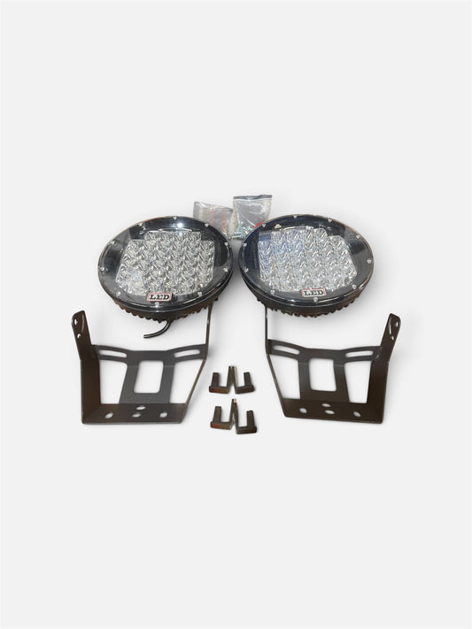 LED Spotlights Round - 9 inch (for a pair) Zoom Tyres Otahuhu