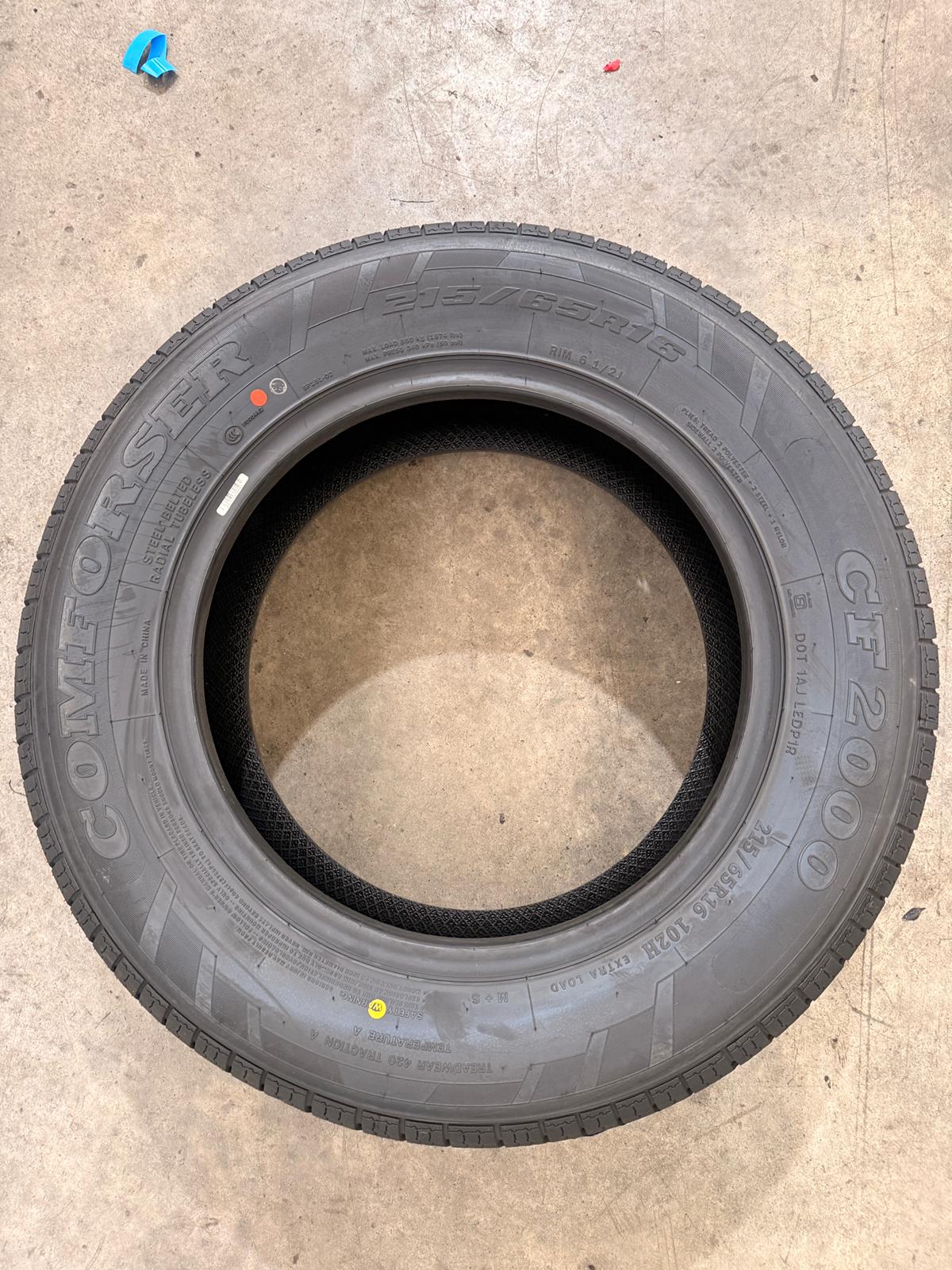 215/65R16 102H XL – Comforser New Tyre | SUV & Crossover | Extra Load