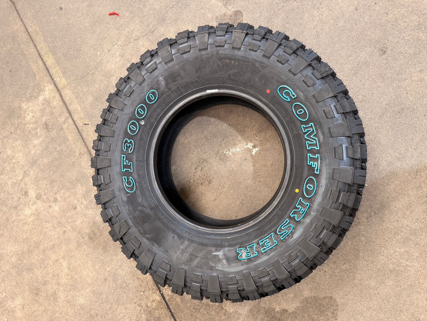 285/75R16 126/123Q 10PR MT – Comforser New Tyre | 4WD / Ute | Mud-Terrain
