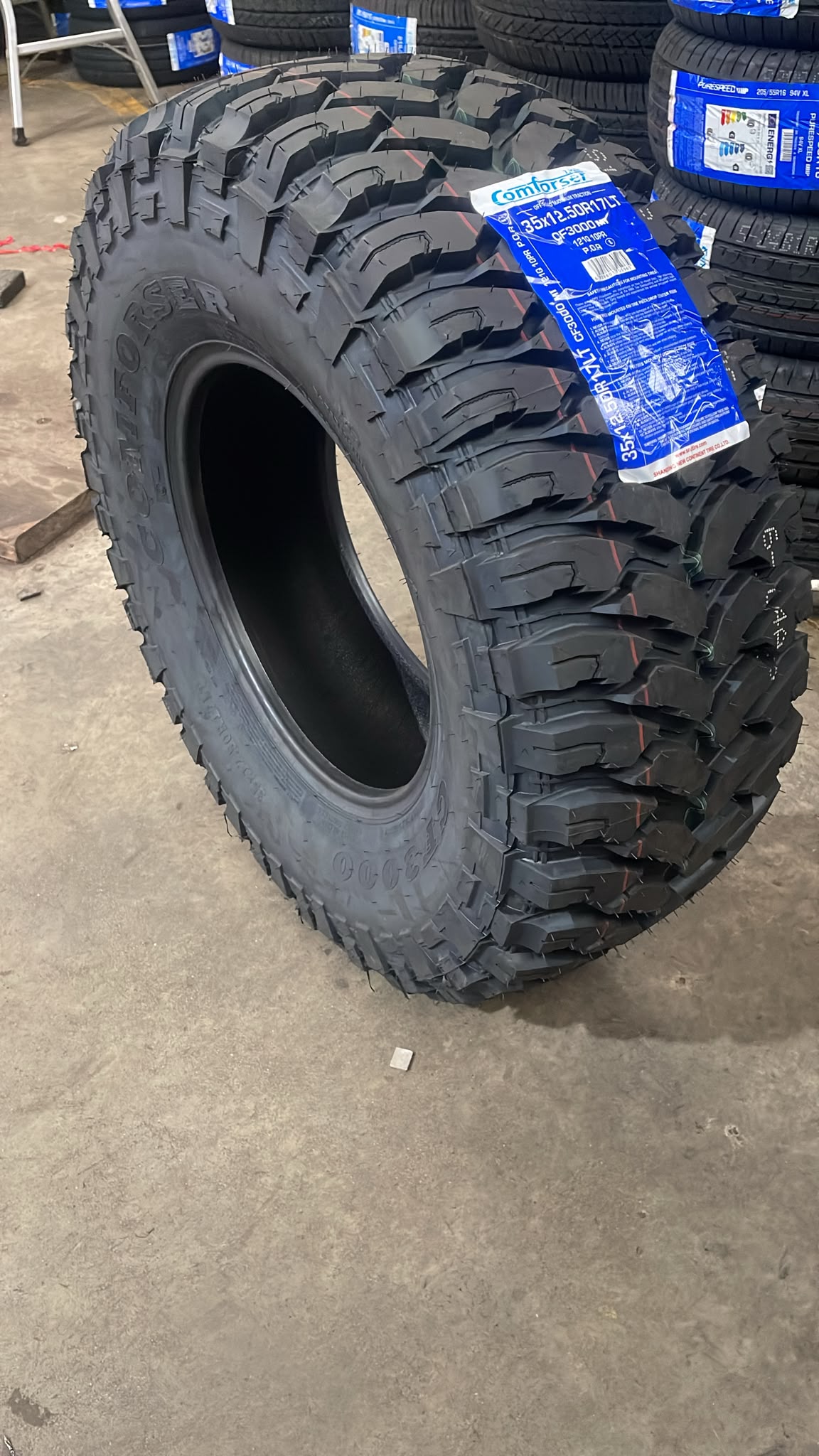 Comforser 35x12.50R17LT CF3000 MT 121Q 10PR Mud Terrain Tyre Zoom Tyres Otahuhu