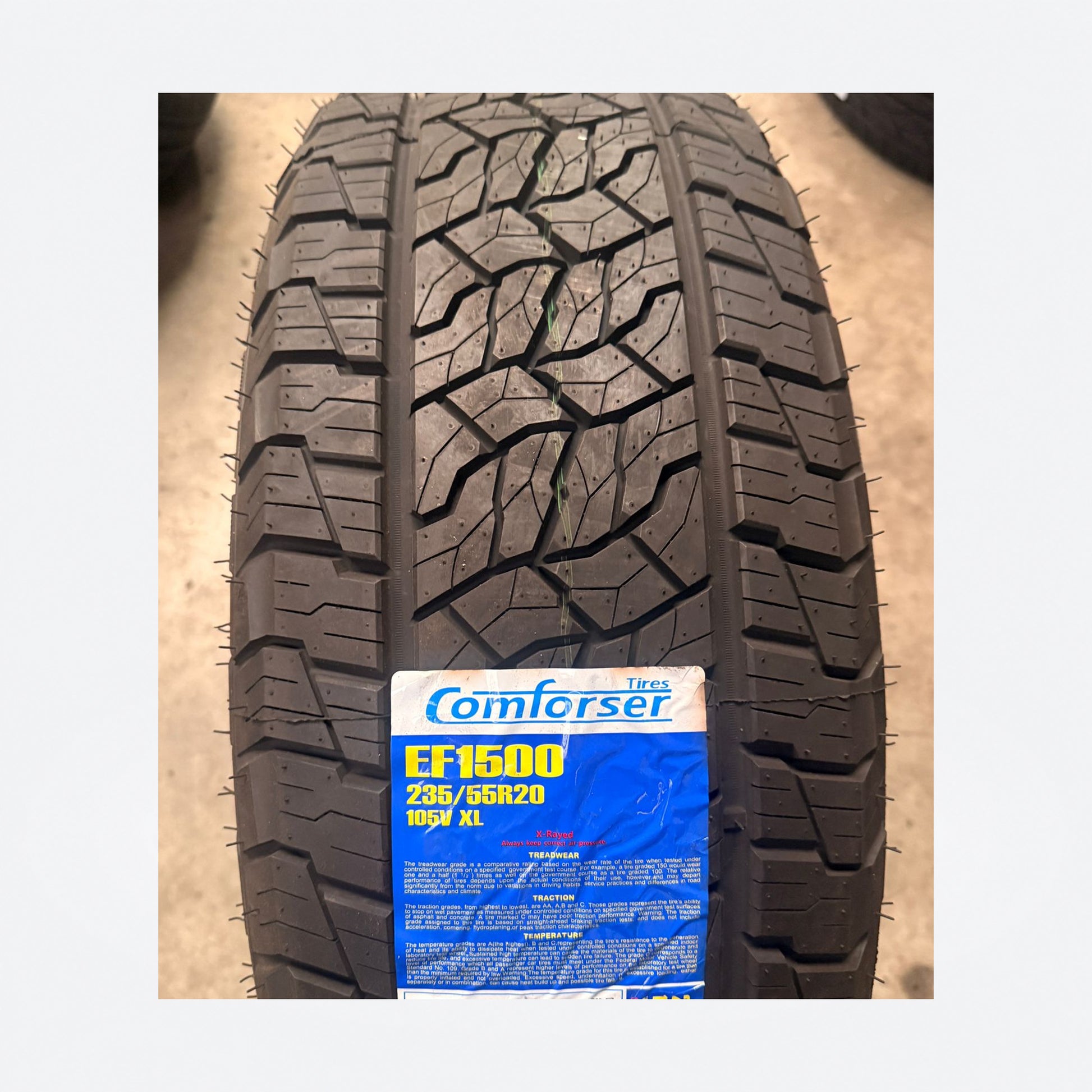 235/55R20 105V XL – Comforser CF720 New Tyre | High Performance | Extra Load Zoom Tyres Otahuhu