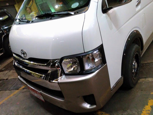 Headlight Covers suitable for Toyota Hiace 2016–2018 – left and right ABS set – view 3