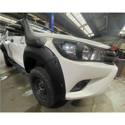 Fender Flare Bolts Modified - Suitable for Toyota Hilux 2015-2018 installed on a 4x4 ute in New Zealand
