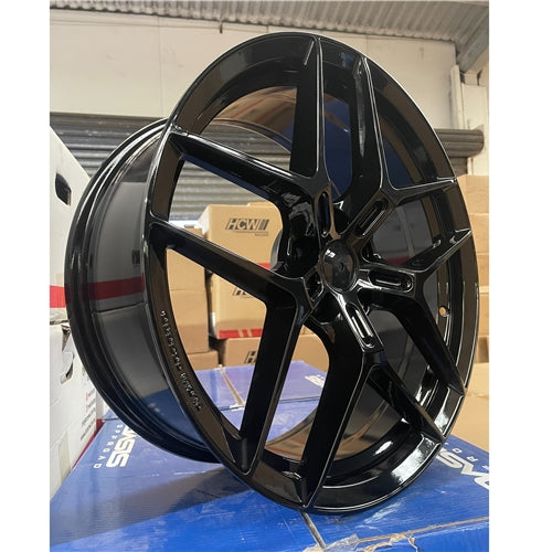 20x8.5 5x120 Gloss Black Alloy Wheels ET35 – Set of 4 BMW Holden