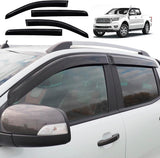 Ford Ranger PX1 PX2 PX3 2012–2022 four-piece Door Visor set
