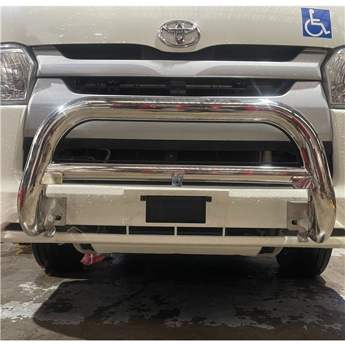 Nudge Bar - Suitable for Toyota Hiace 2006-2018 Chrome
