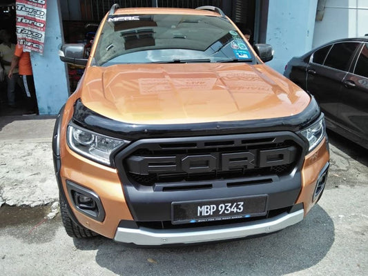 Bonnet Guard Slim - Suitable for Ford Ranger 2015–2022 | Black Zoom Tyres Otahuhu