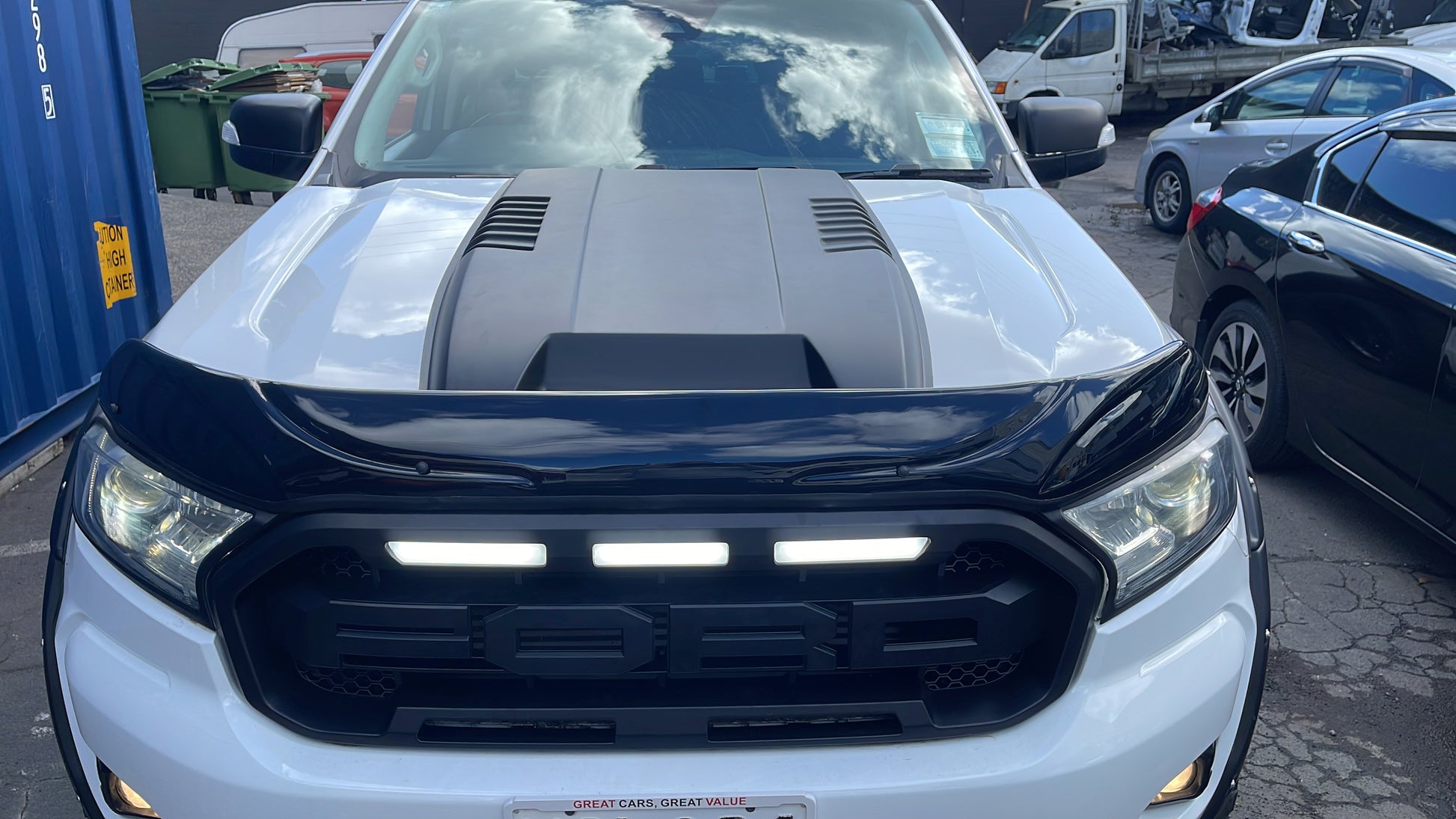 Bonnet scoop - Suitable for Ford Ranger PX2 PX3 T7 T8 2015-2022 Zoom Tyres Otahuhu