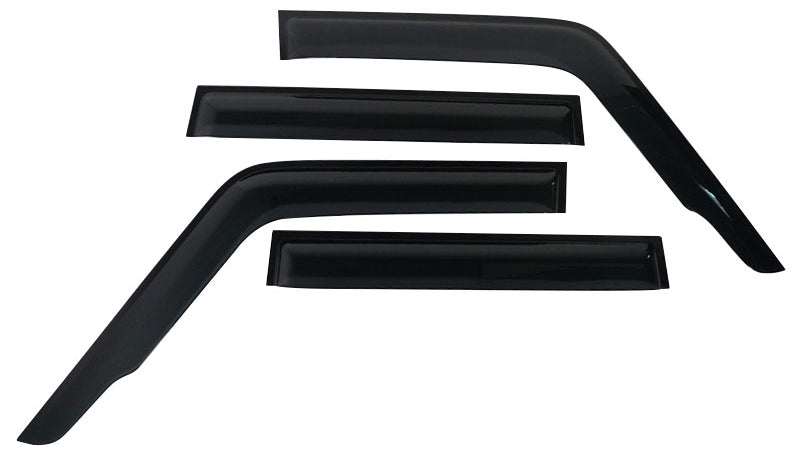 Door Visors - Suitable for Toyota Land Cruiser 70 Series 2007–2024 | Black Zoom Tyres Otahuhu
