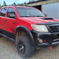 Toyota Hilux 2011–2014 Fender Flares Smooth OEM set for all four wheel arches – view 1