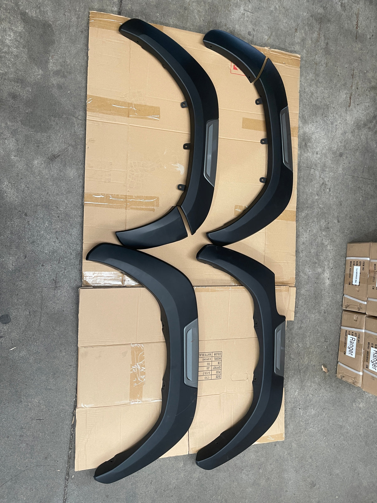 Fender Flare with OEM Smooth - Suitable for Toyota Hilux 2015-2023 Black/Grey Zoom Tyres Otahuhu