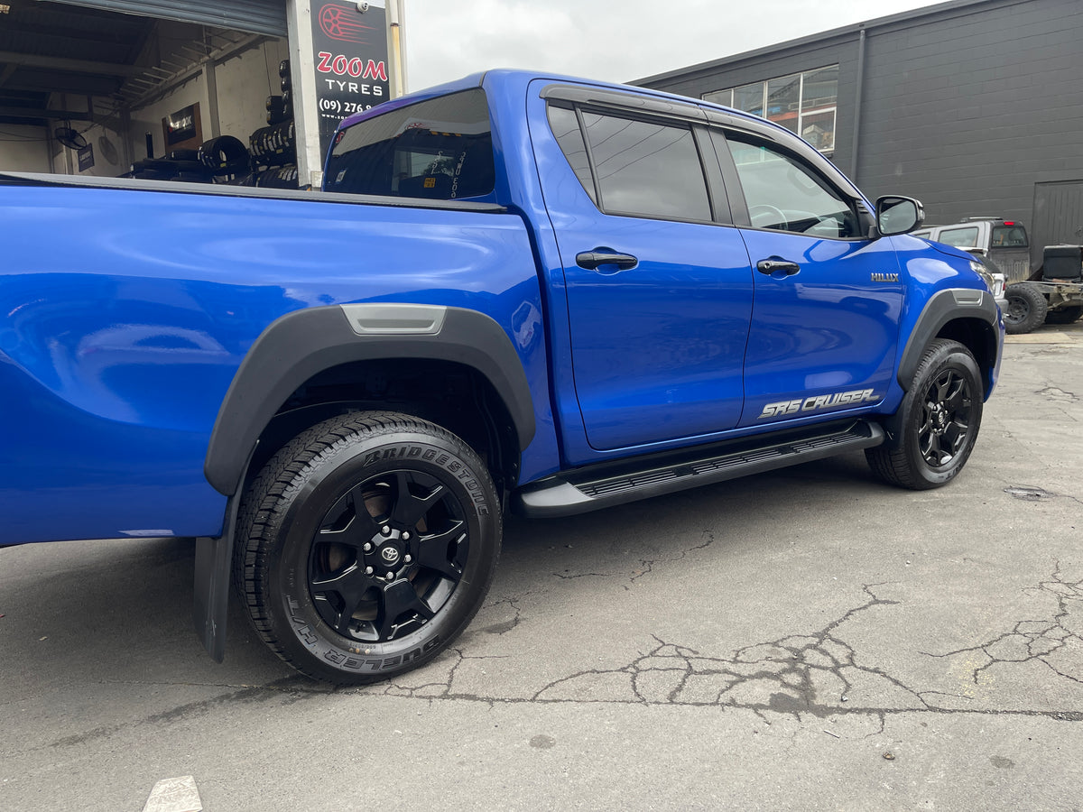 Fender Flare with OEM Smooth - Suitable for Toyota Hilux 2015-2023 Black/Grey Zoom Tyres Otahuhu