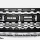 Front Grille with Letters - Suitable for Ford Ranger Next Gen XL 2023–2026 | Black Zoom Tyres Otahuhu