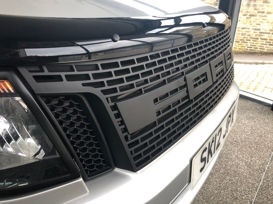 Front Grille Cover with Letter - Suitable for Ford Ranger PX1 T6 2012-2014
