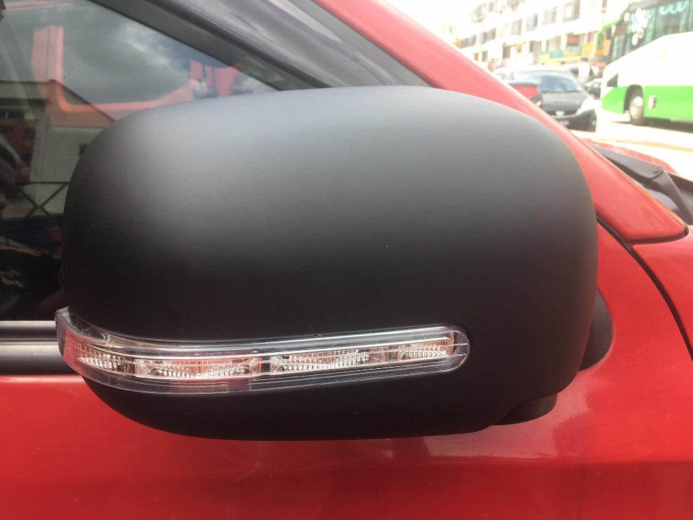 Door Mirror Cover with LED - Suitable for Mitsubishi Triton 2015-2018 Zoom Tyres Otahuhu