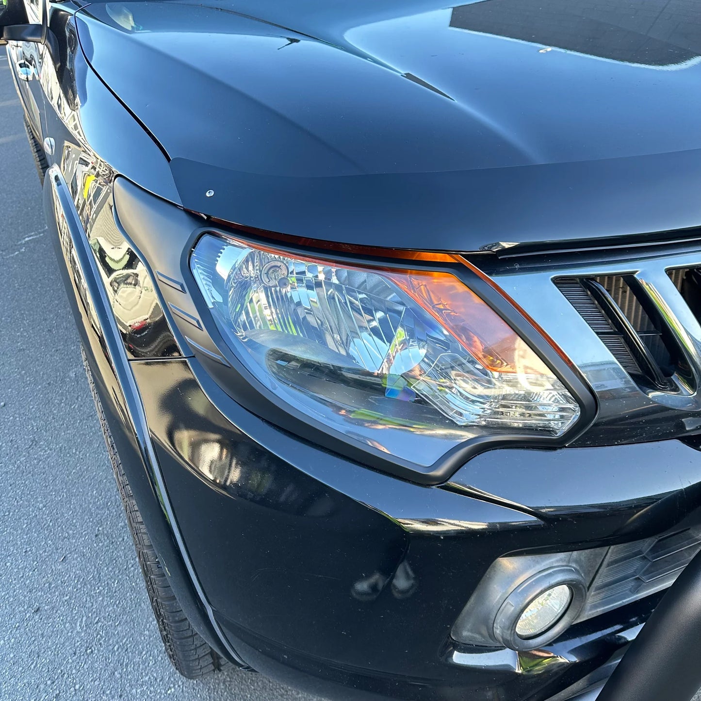 Headlight Cover - Suitable for Mitsubishi Triton 2015 - 2018 Zoom Tyres Otahuhu