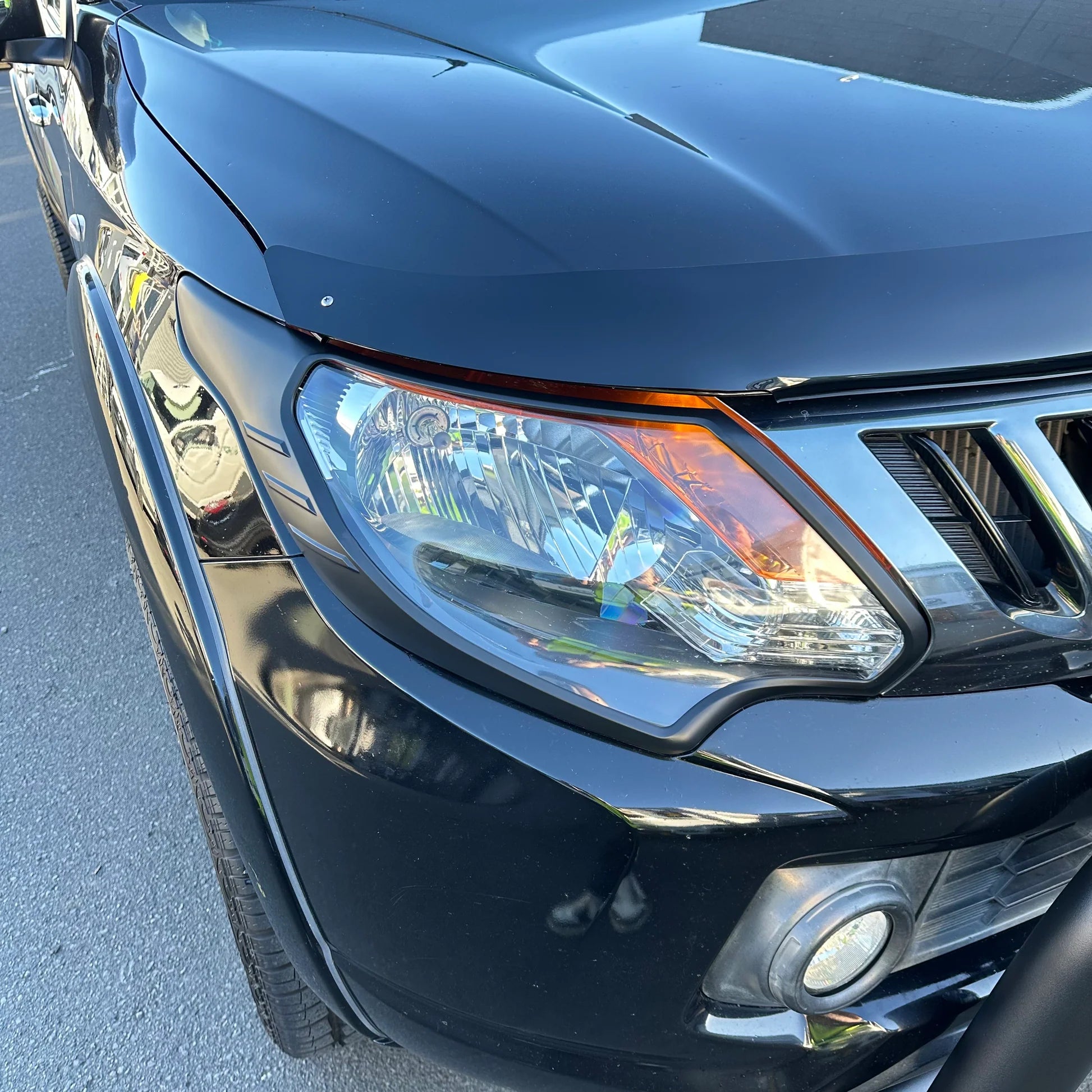 Headlight Cover - Suitable for Mitsubishi Triton 2015 - 2018 Zoom Tyres Otahuhu