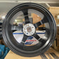 17x8.5 Alloy Wheels 5x100 ET33 Hyper Black Machine Lip – Set of 4