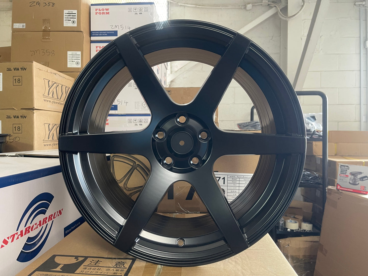 17x8.5 Alloy Wheels 5x100 ET33 Matt Black – Set of 4