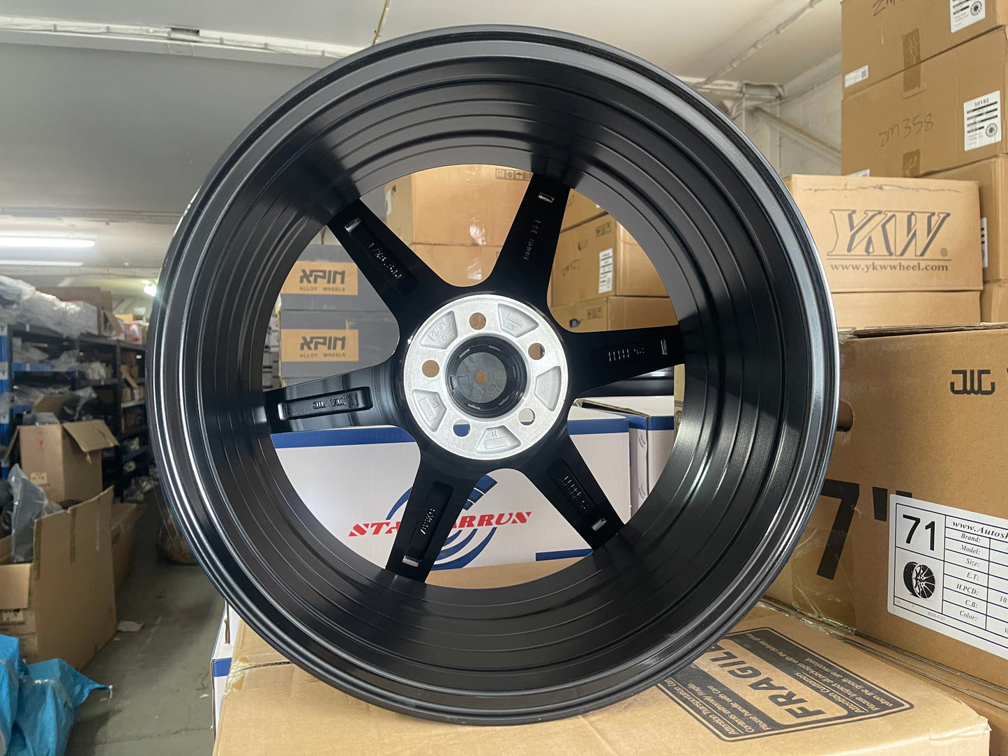 17x8.5 Alloy Wheels 5x100 ET33 Matt Black – Set of 4