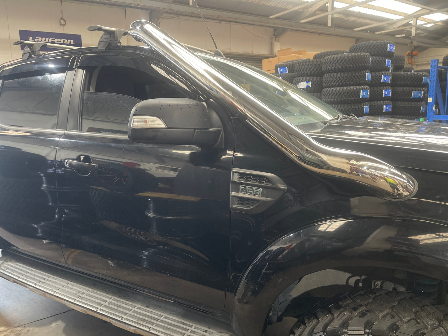 Stainless Steel Snorkel Silver - Suitable for Ford Ranger 2012- 2022