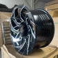 17x9 ET0 Alloy Wheel 6x139.7 Black Milled – Suitable for Ranger, Hilux, D-Max, Triton, Navara & More Zoom Tyres Otahuhu