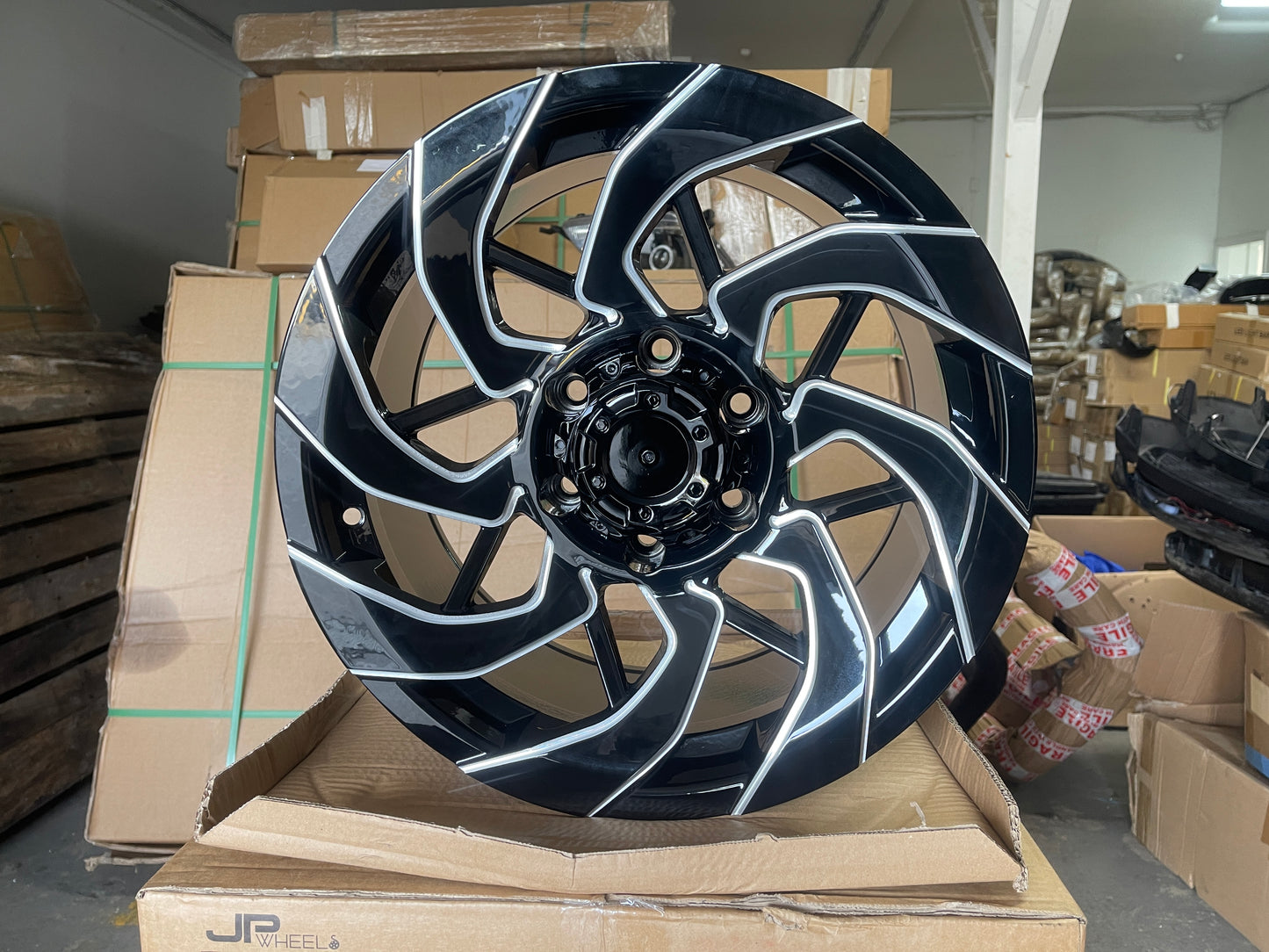 17x9 ET0 Alloy Wheel 6x139.7 Black Milled – Suitable for Ranger, Hilux, D-Max, Triton, Navara & More Zoom Tyres Otahuhu