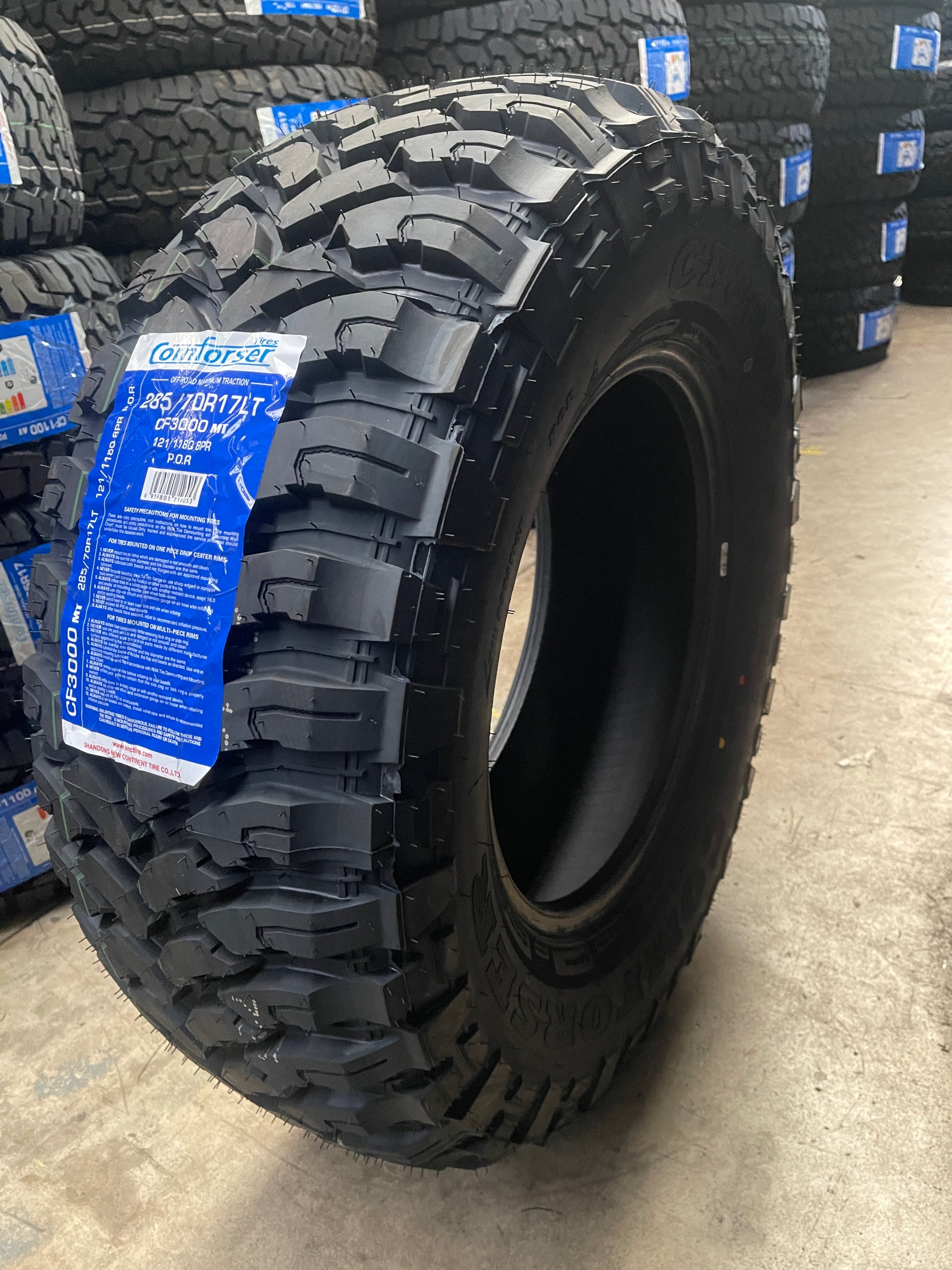 Comforser CF3000 MT LT285/70R17 121/118Q 8PR Mud Terrain Tyre Zoom Tyres Otahuhu