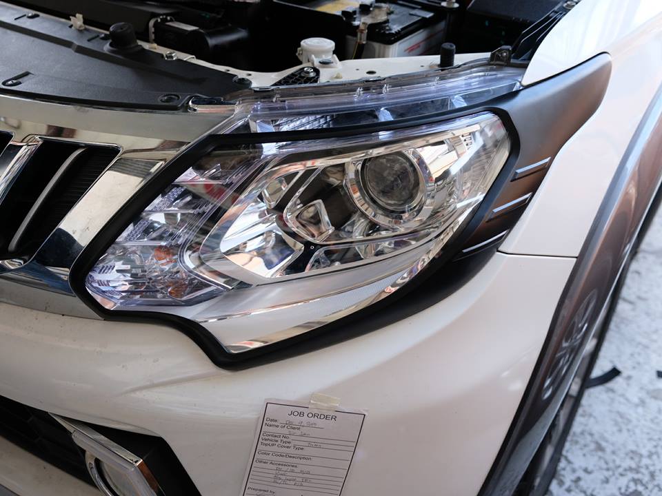 Headlight Cover - Suitable for Mitsubishi Triton 2015 - 2018 Zoom Tyres Otahuhu