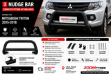 Nudge Bar - Suitable for Mitsubishi Triton 2015-2018 Zoom Tyres Otahuhu