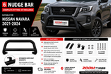 Nudge Bar - Suitable for Nissan Navara 2021-2025 Zoom Tyres Otahuhu