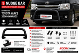 Nudge Bar - Suitable for Toyota Hiace 2006-2018 Black Zoom Tyres Otahuhu