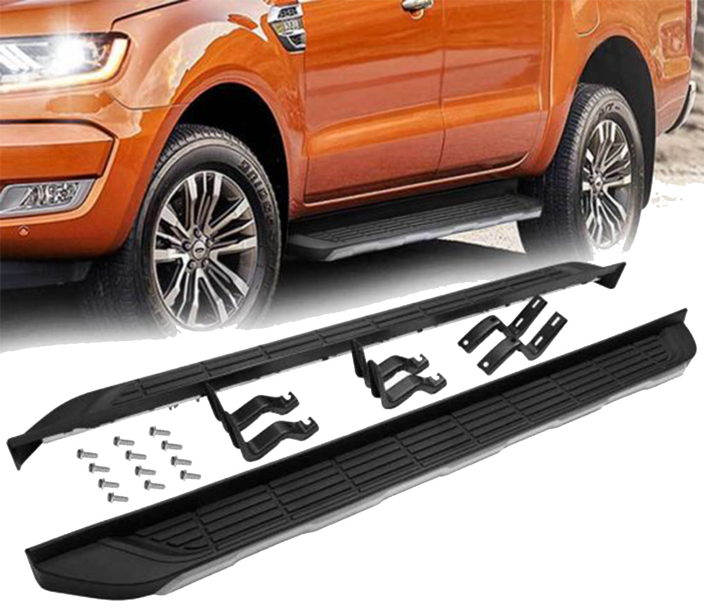 Side Step - Suitable for Ford Ranger PX1 PX2 PX3 2012-2022 or Mazda BT50 2012-2020 Zoom Tyres Otahuhu