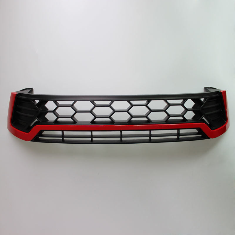 Front Grille With LED Black/Red - Suitable for Toyota Hilux 2015 - 2018 Revo Zoom Tyres Otahuhu