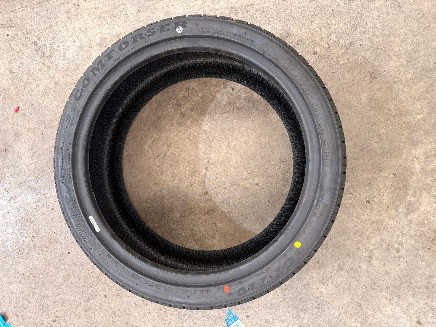 205/40ZR17 Comforser CF710 UHP Tyre 84W XL Zoom Tyres Otahuhu