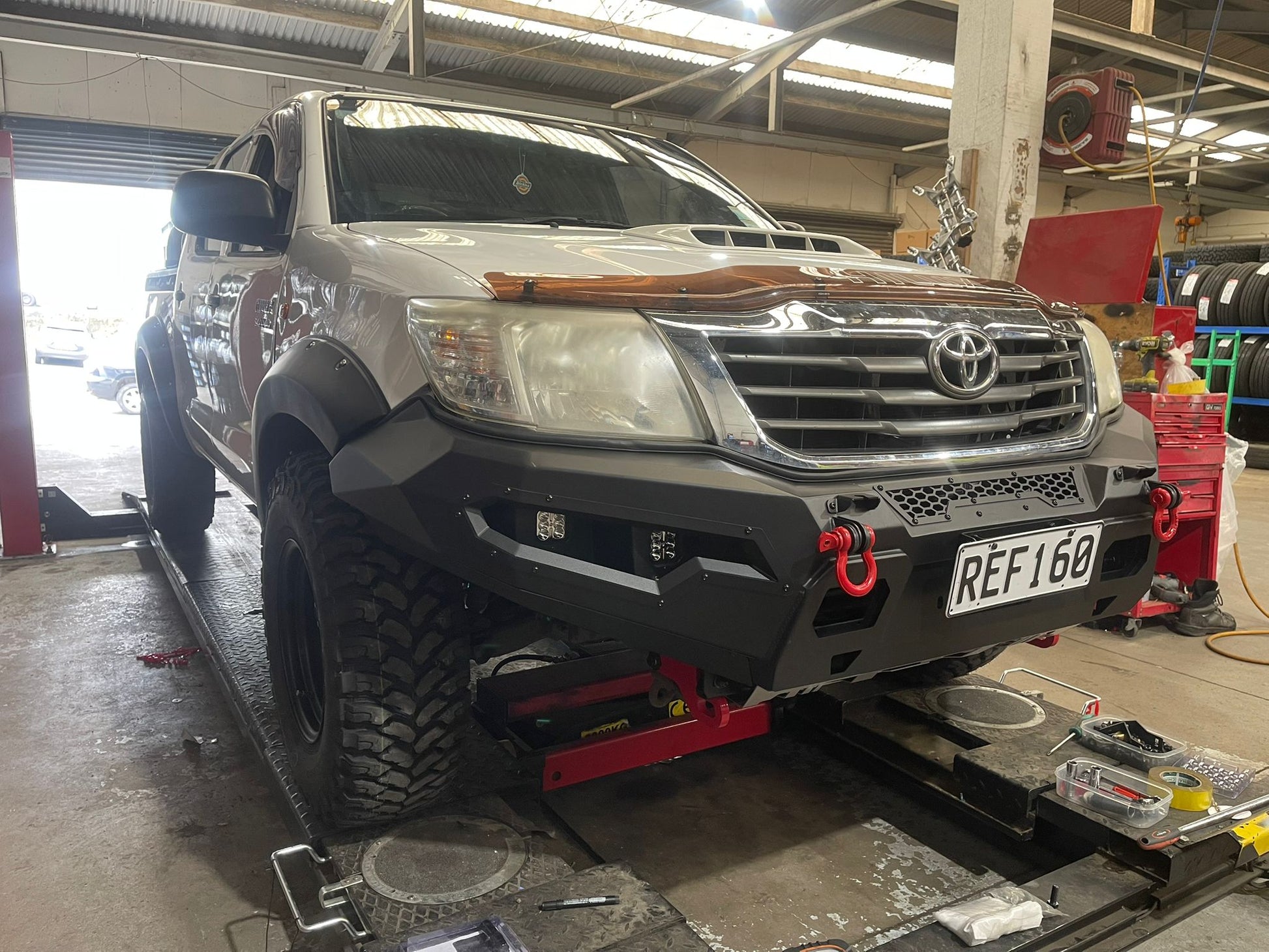 Bull Bar - Suitable for Toyota Hilux 2011-2014 off road Zoom Tyres Otahuhu