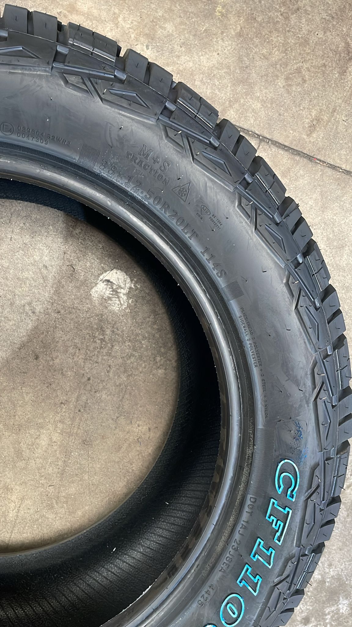 Comforser 33x12.50R20 CF1100 All-Terrain Tyre 114S 10PR Zoom Tyres Otahuhu