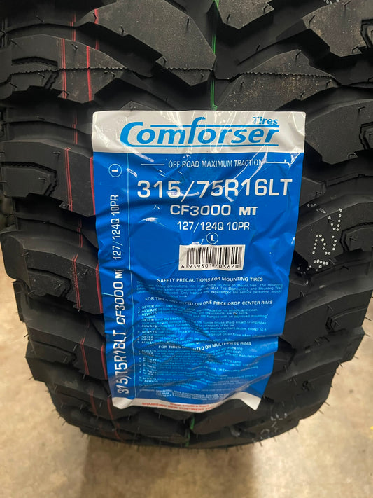 Comforser CF3000 MT LT315/75R16 127/124Q 10PR Mud Terrain Tyre
