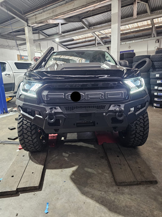 Front Grille Cover with LED Letters - Suitable for  XLT 2019-2022 Zoom Tyres Otahuhu