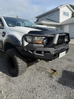Bull Bar with Loop - Suitable for Ford Ranger 2015-2022 Zoom Tyres Otahuhu
