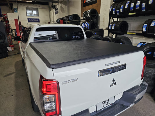 Soft Trifold Cover - Suitable for Mitsubishi Triton 2015-2025 Zoom Tyres Otahuhu