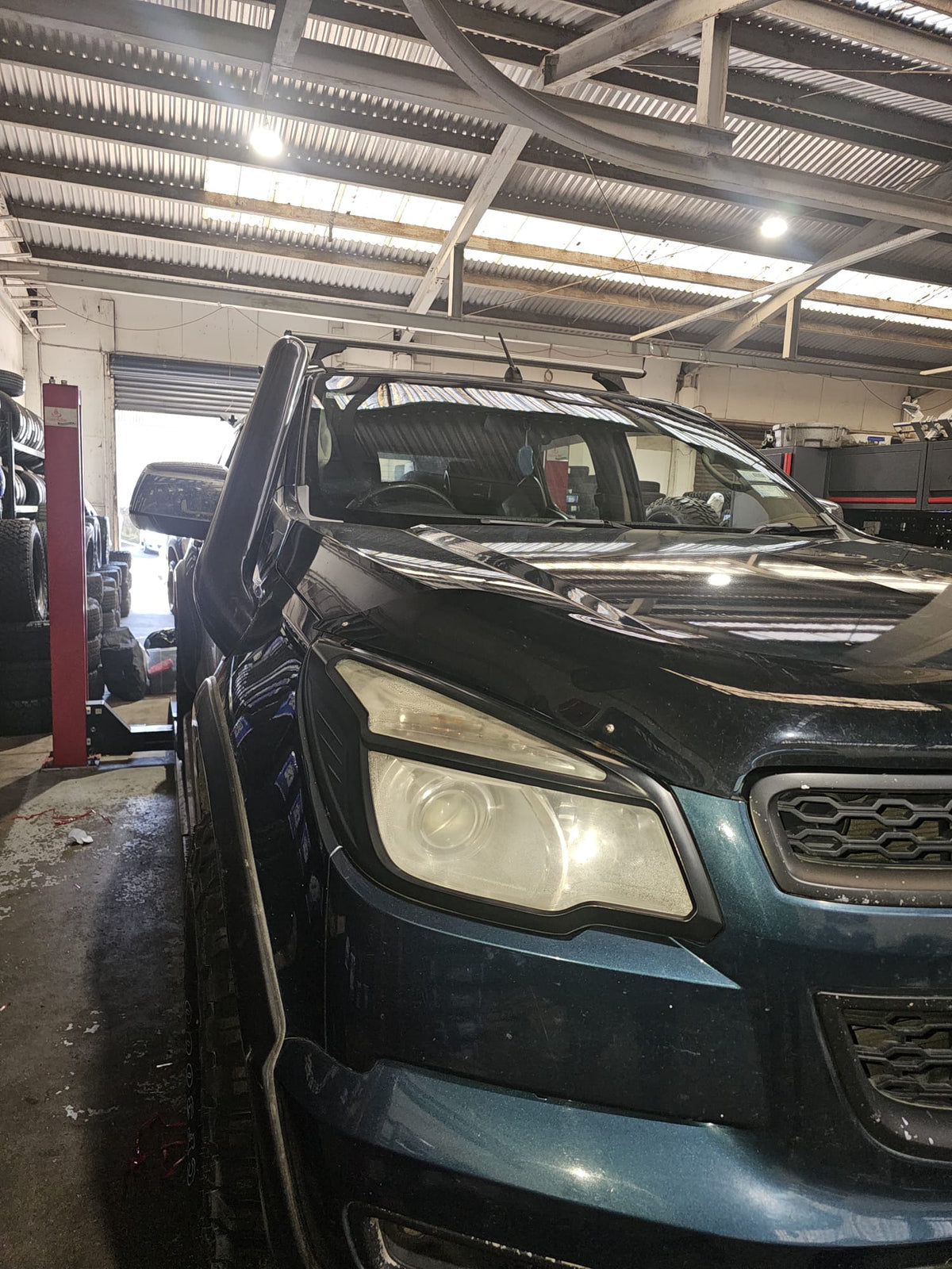 Stainless Steel Snorkel Black - Suitable for Holden Colorado 2012-2020 or Isuzu D-Max 2020-2022 Zoom Tyres Otahuhu