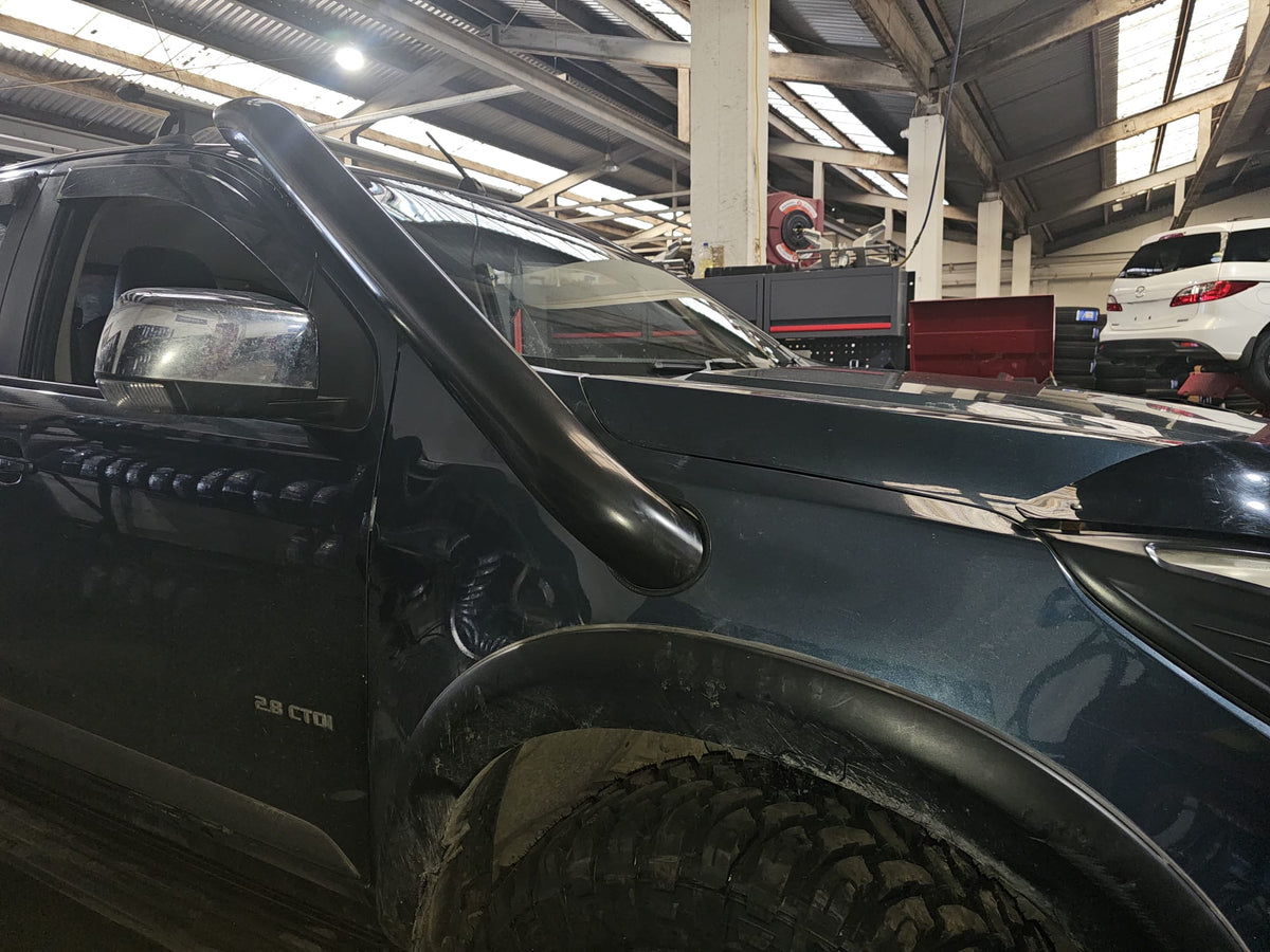 Stainless Steel Snorkel Black - Suitable for Holden Colorado 2012-2020 or Isuzu D-Max 2020-2022 Zoom Tyres Otahuhu