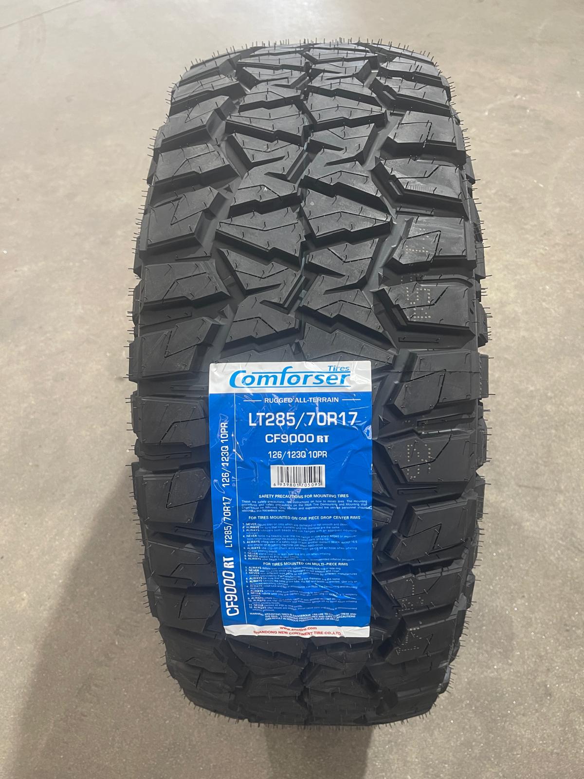 LT285/70R17 Comforser CF9000 RT 126/123Q 10PR Rugged All-Terrain Tyre Zoom Tyres Otahuhu